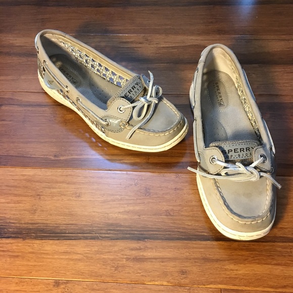 Sperry Shoes - Sperry top-sider angelfish cane grey/metalic size6